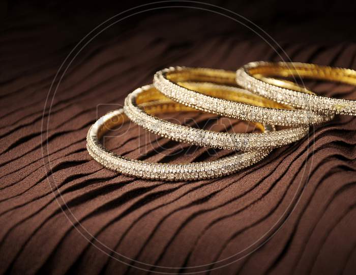 Indian Diamond Bangles, Indian Traditional Jewelry