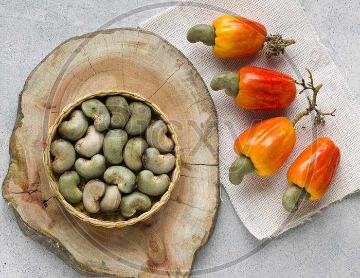 Cashew Apple And Cashew Seeds