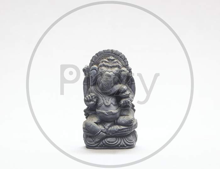 lord ganesha highly detailed stone sculpture