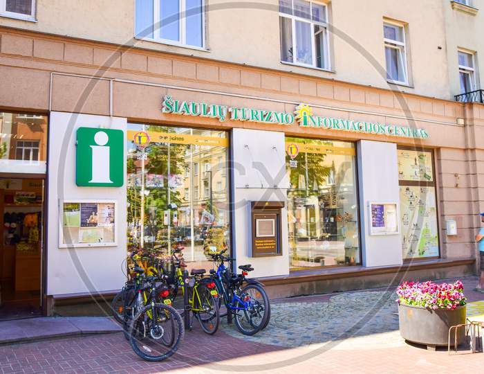 Siauliai, Lithuania - 7Th June, 2021: Siauliai Tourist Information Center Building.
