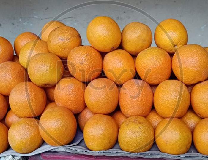 Oranges On The Market