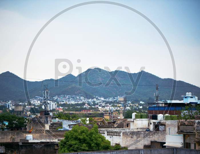 Ajmer is a city in the northern Indian state of Rajasthan. Ajmer city in rainy weather.