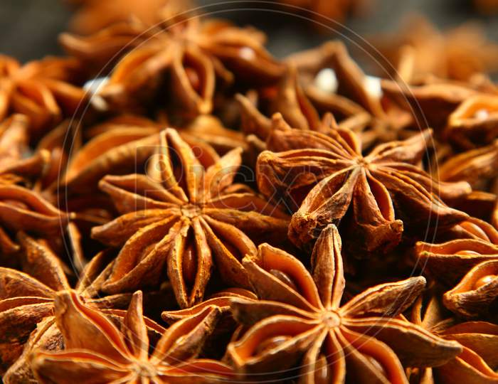 Star anise background