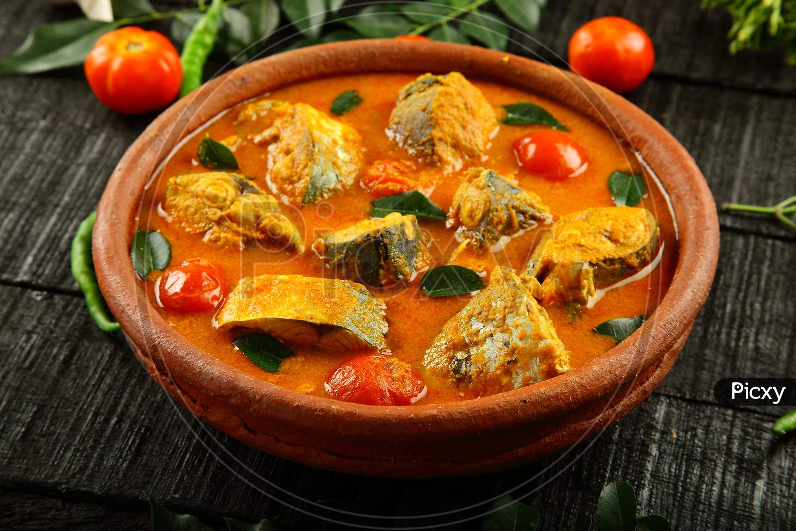 Homemade Goan fish curry.