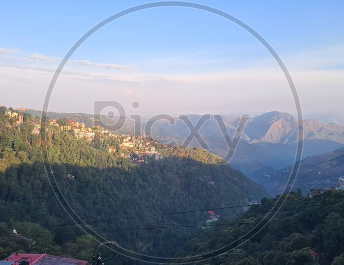 Shimla Landscape In Himachal Pradesh