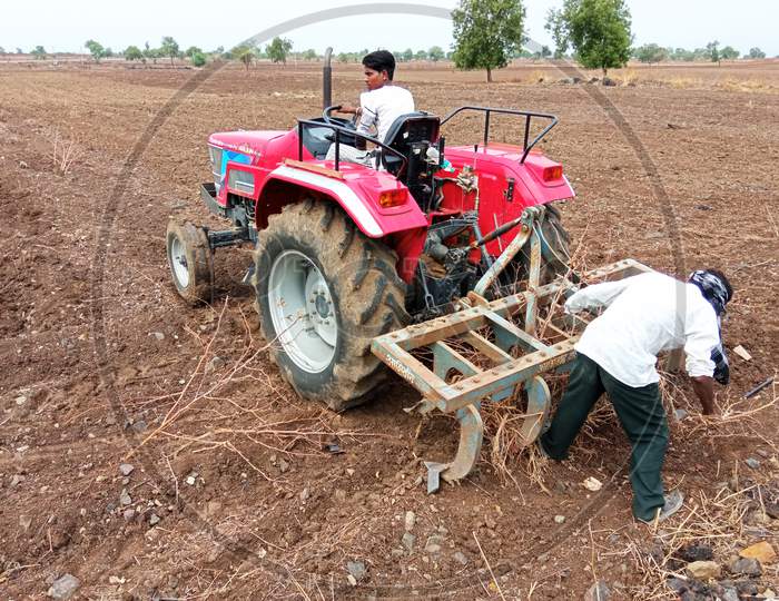 Pre monsoon agricultural practices in the farm