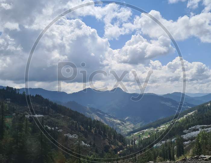 Landscape In Kalpa Himachal Pradesh