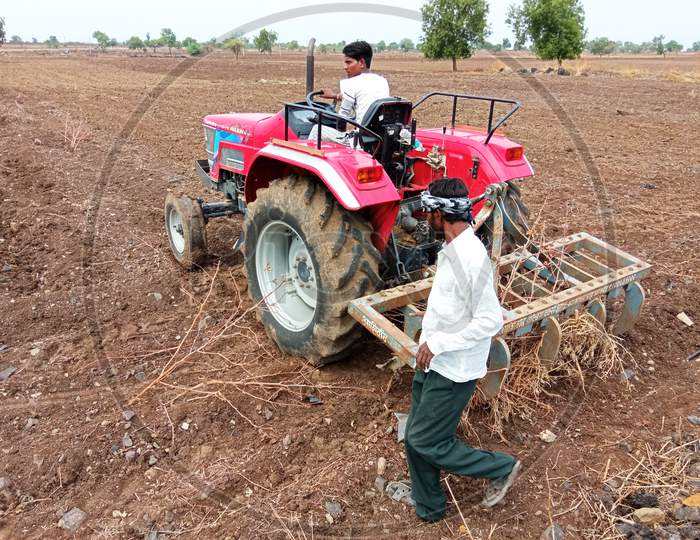 Pre monsoon agricultural practices in the farm