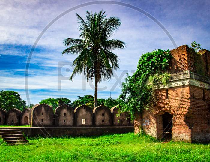 A Ruin Historical Red Fort, I Captured This Image On September 21, 2018, From Narayanganj, Bangladesh, South Asia