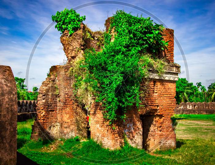 A Ruin Historical Red Fort, I Captured This Image On September 21, 2018, From Narayanganj, Bangladesh, South Asia