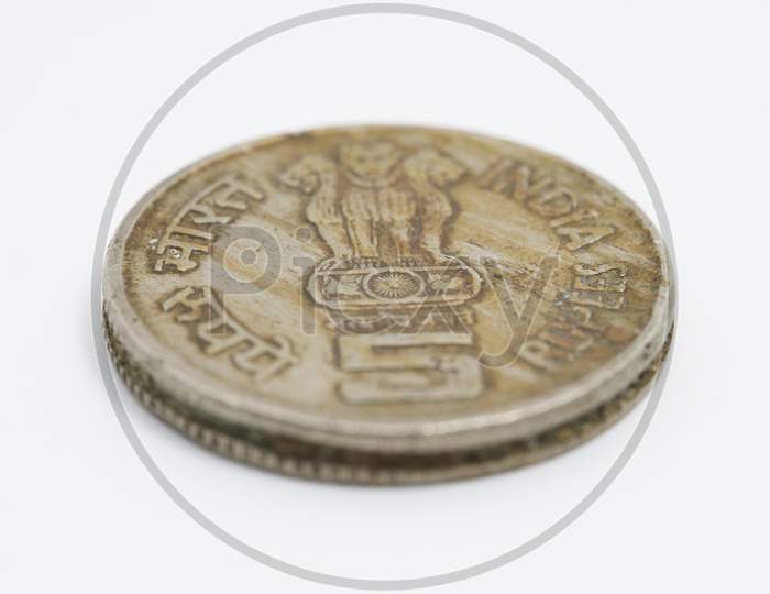 Indian Five Rupee Coin