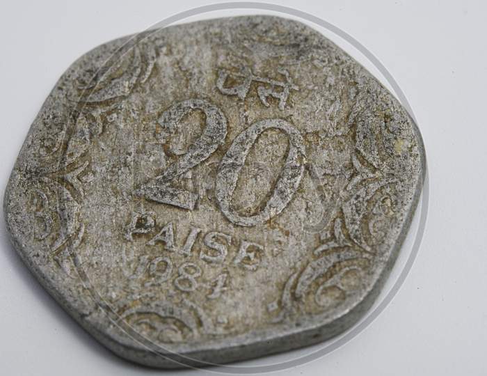 20 Paise Indian Coin