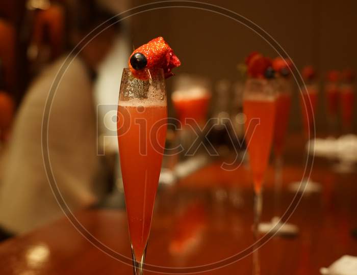 Image Of Strawberry Cocktail