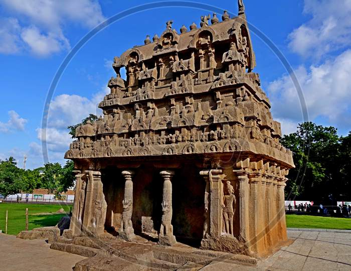 Ganesha Ratha or Ganesha Chariot at Mahabalipuram