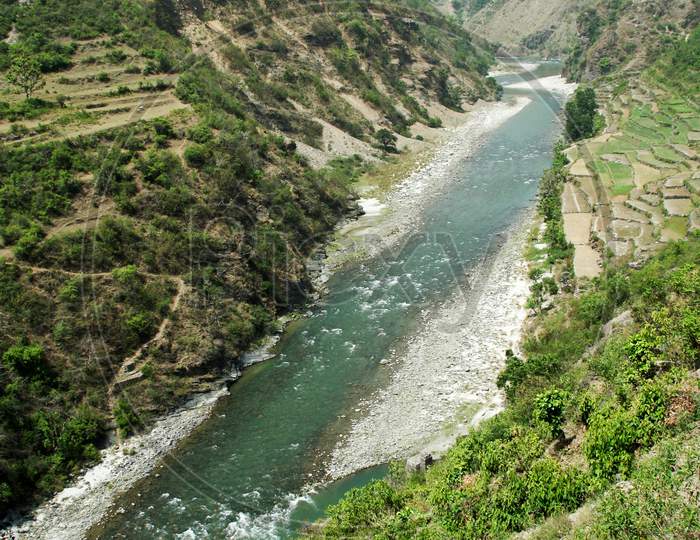 River in Valley