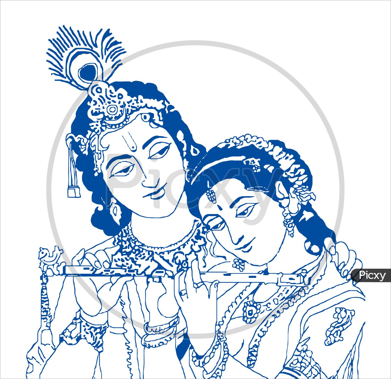180+ Krishna Drawing Easy Pencil Sketches Ideas Images