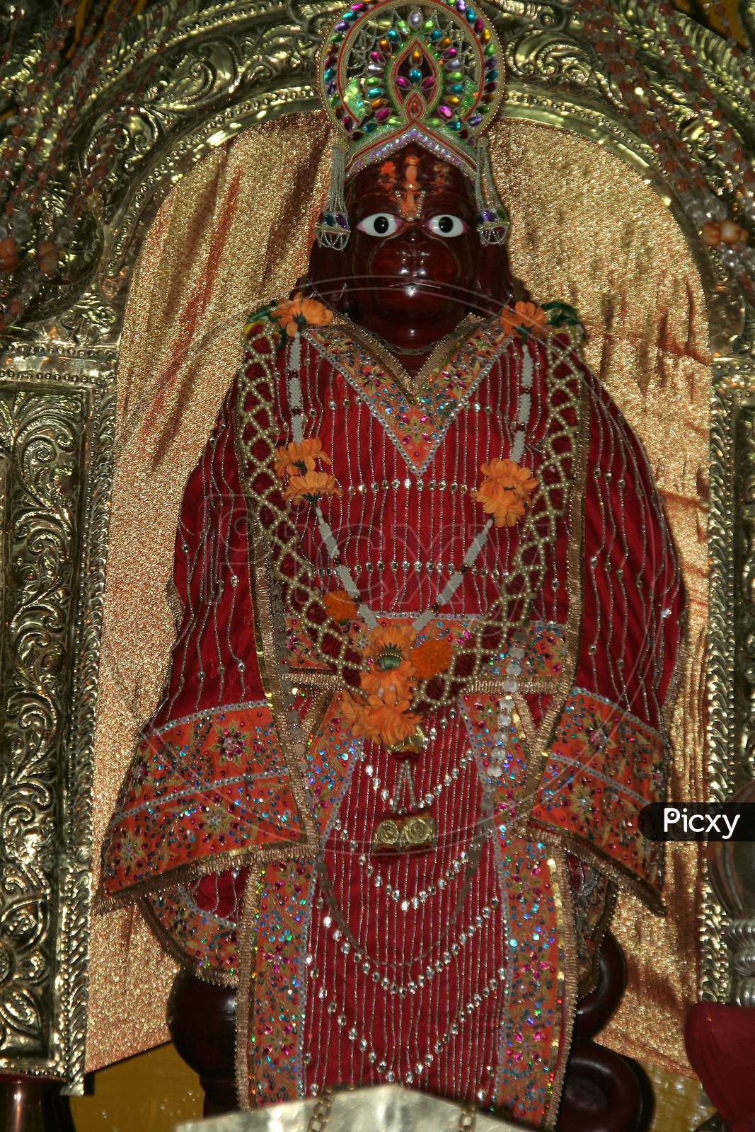 Decorated Hanuman God