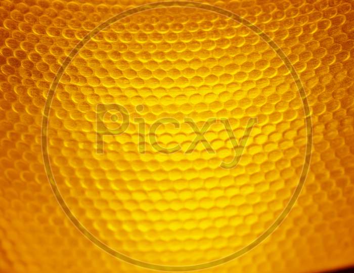 Gold Polished Metal Steel Texture Abstract Background.