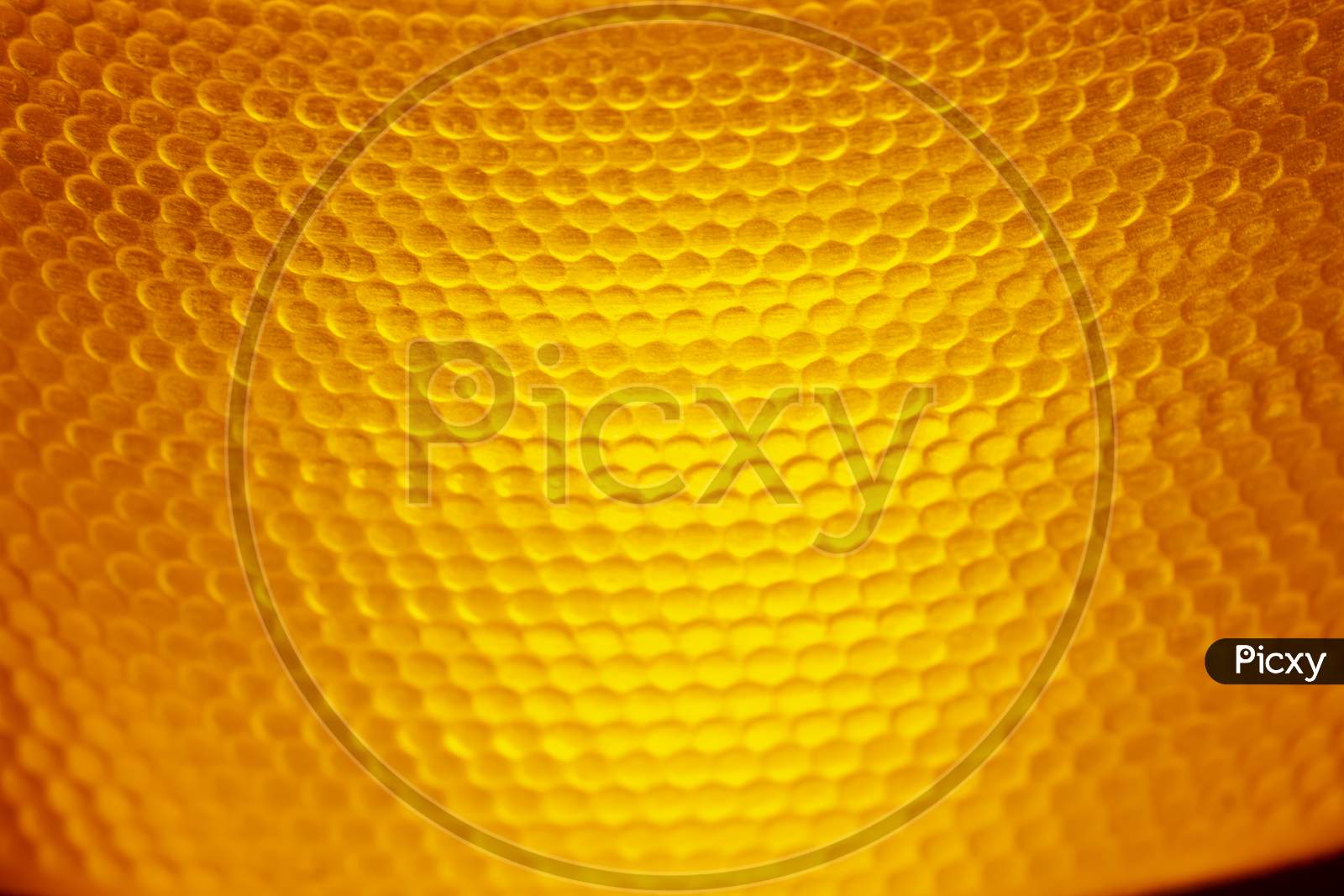Gold Polished Metal Steel Texture Abstract Background.