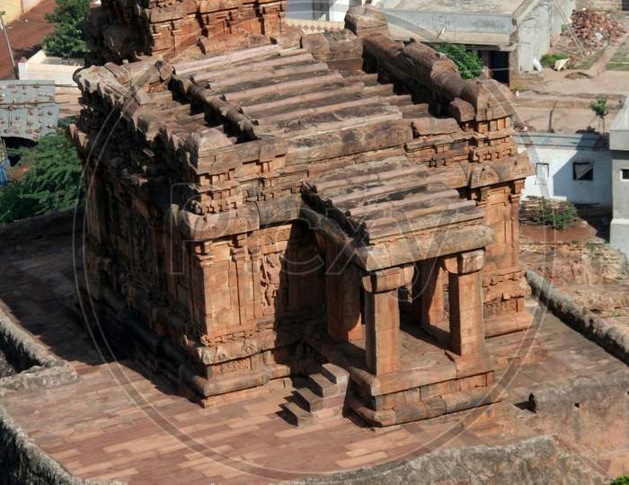 Aerial View Of Temple