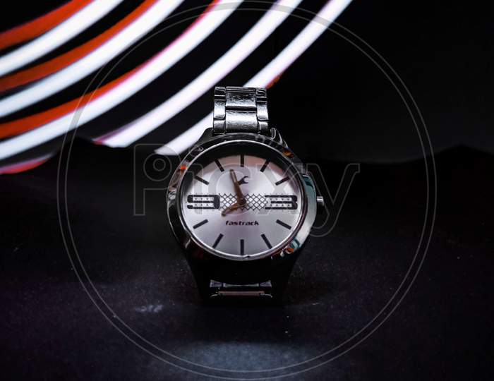 Light painting with Fastrack watch.