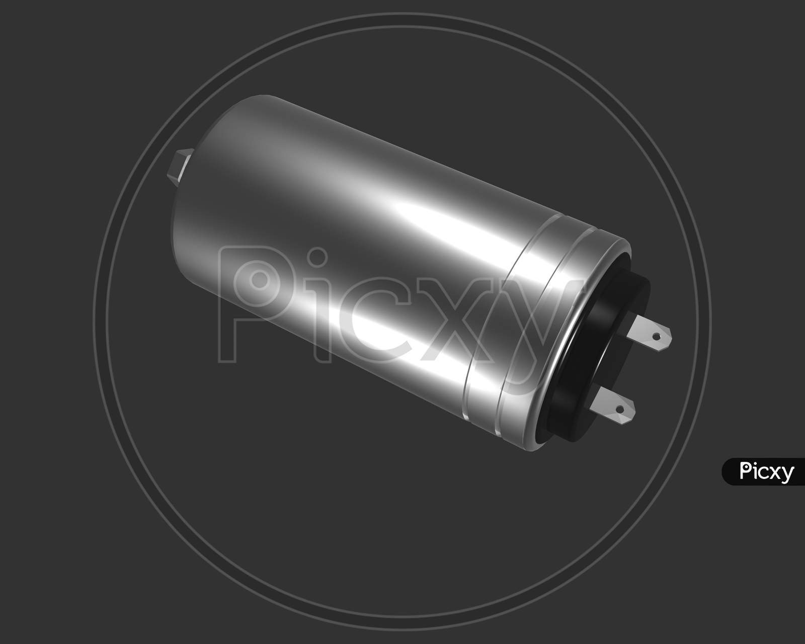 capacitor 3d illustration