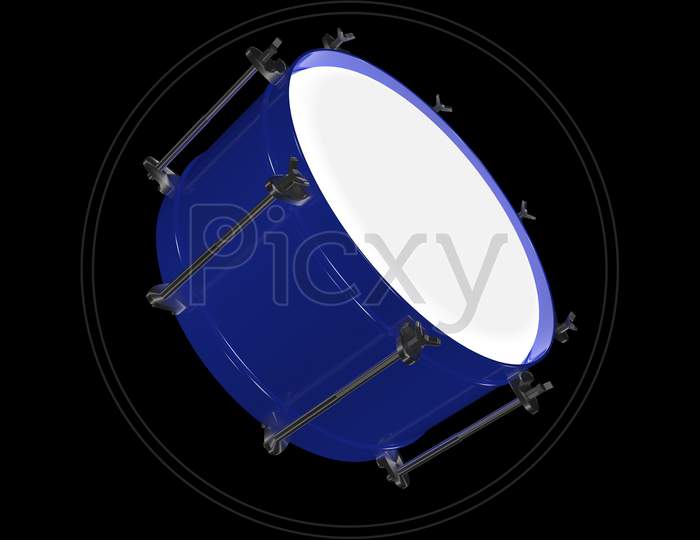 band drum for music 3d illustration