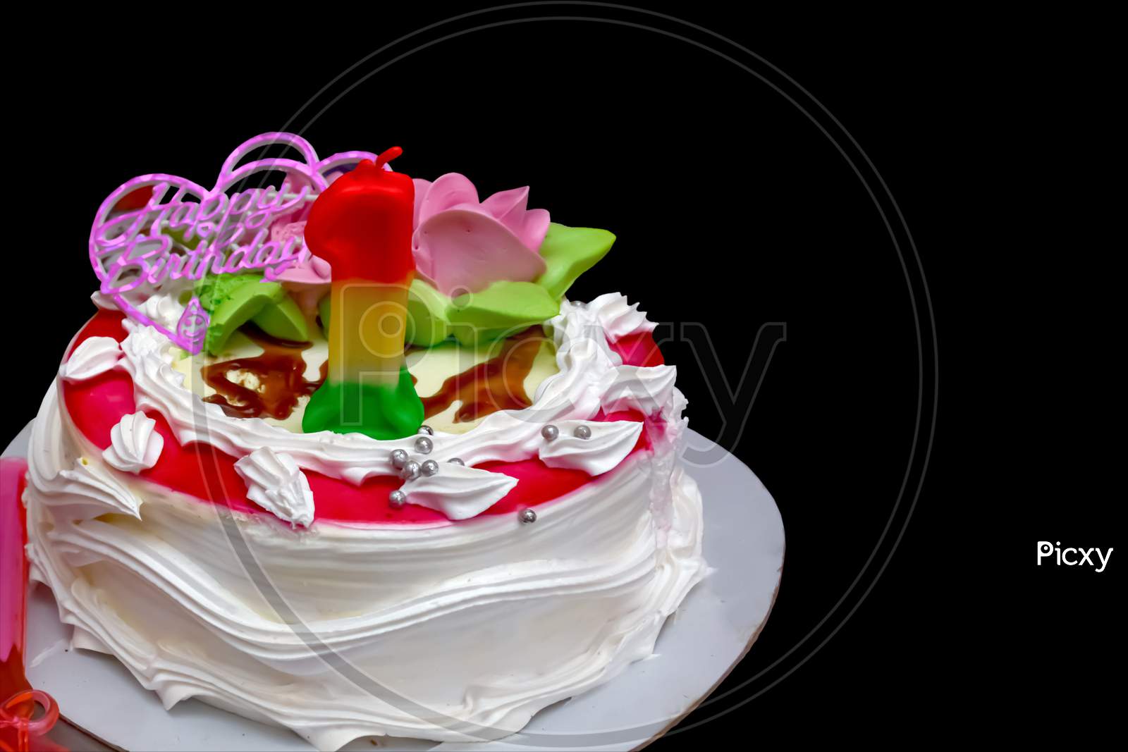 Cake seamless background Royalty Free Vector Image