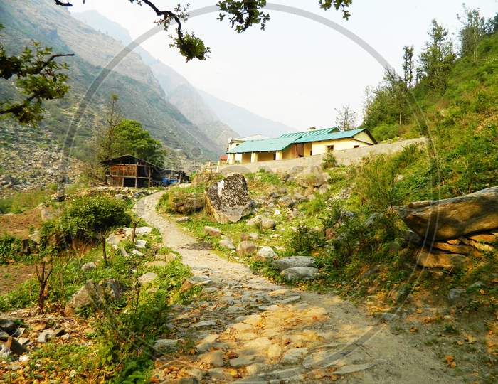 Mountain village/House, Landscape