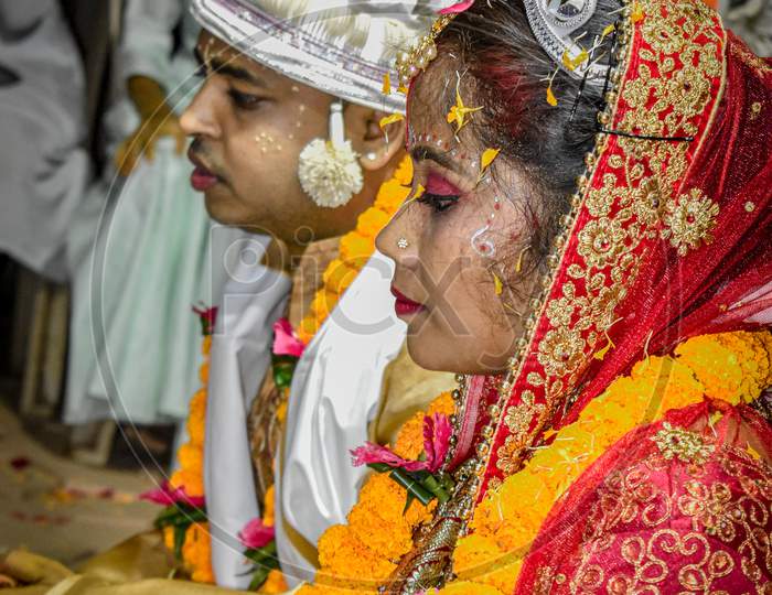 Photo of an Bengali wedding.