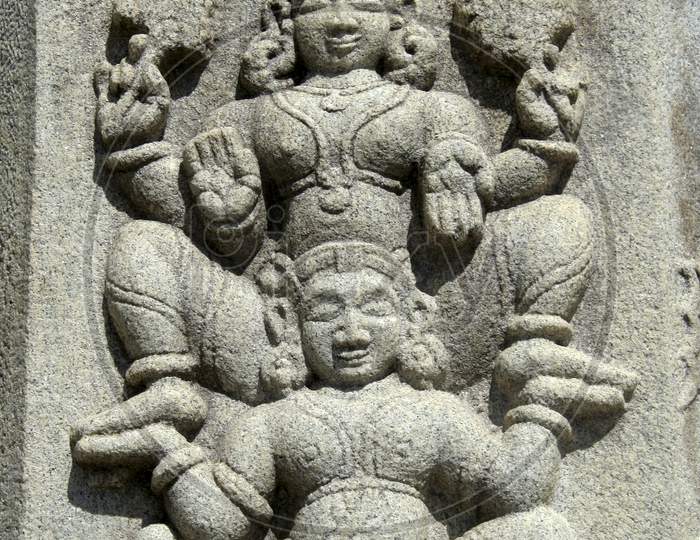 Carrying Lord Vishnu