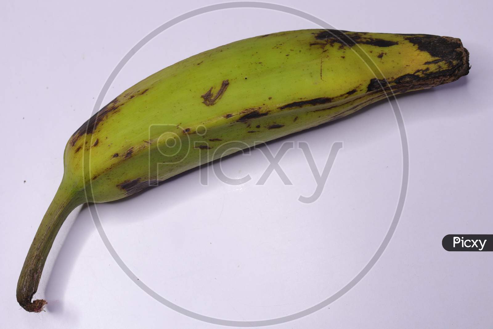 Bunch of fresh ripe bananas on white background