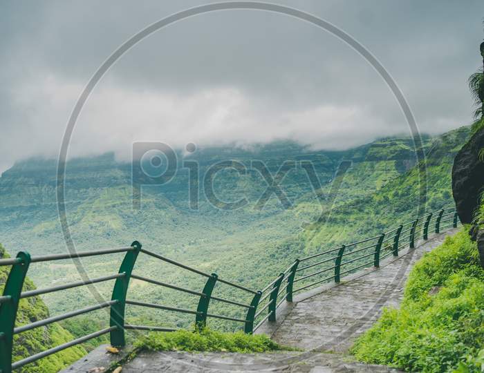 Landscape pictures taken at Malshej Ghat, Maharashtra during monsoon