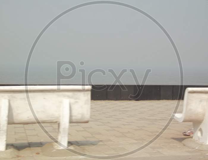 MUMBAI BEACH AT MORING
