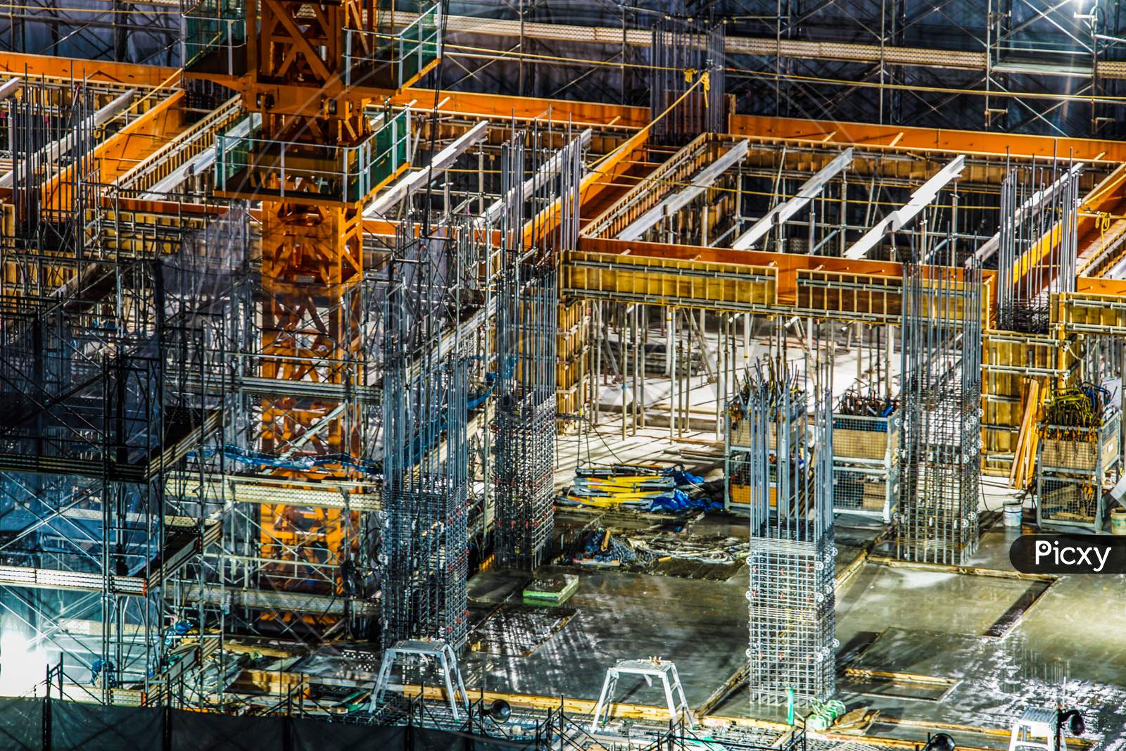 Image Of Building Frames (Under Construction)