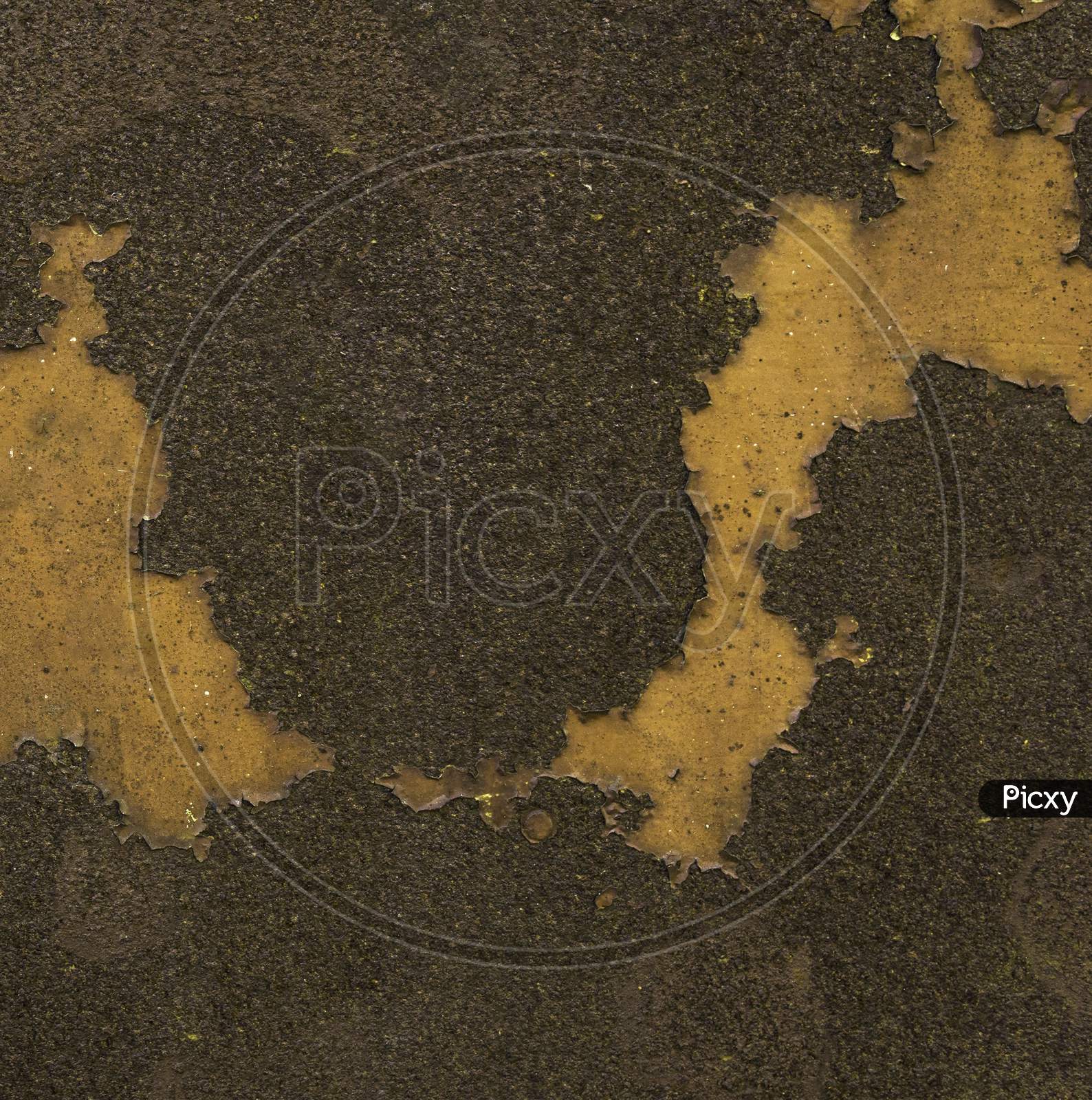 Abstract Metallic Surface With Rust   Background Rustic Texture