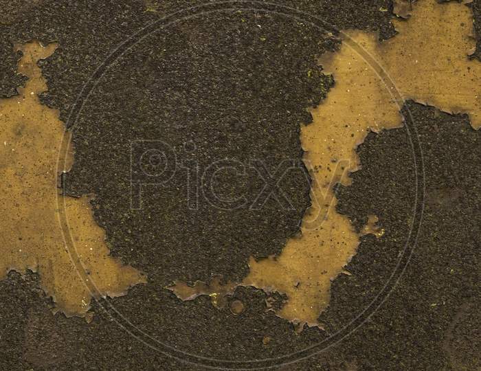 Abstract Metallic Surface With Rust   Background Rustic Texture