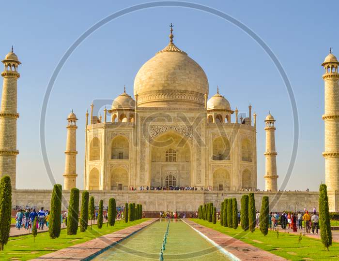 The Taj Mahal Of The Image (India, Agra)