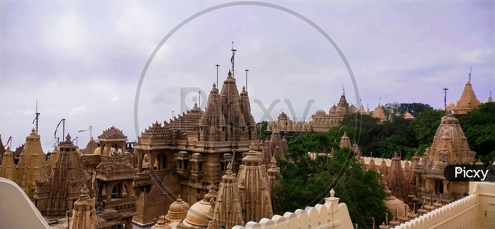 Jain temple at palitana Stock Photos and Images | agefotostock