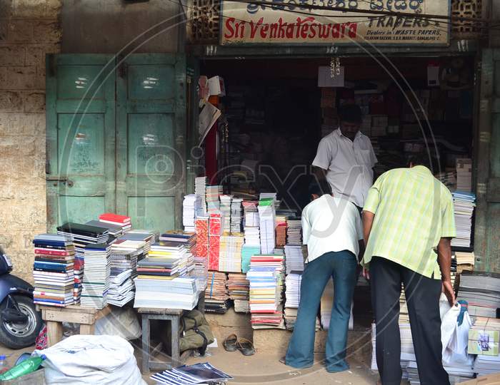 Old book mart in Bangalore