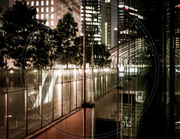 Tokyo Shiodome Of Night View