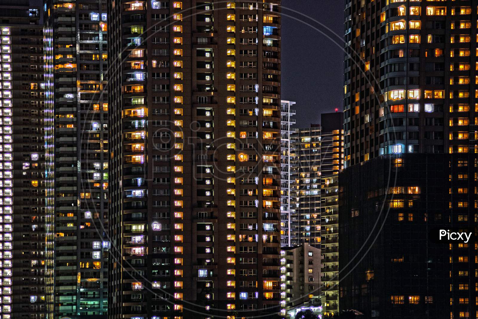 Image Of Image Of Skyscrapers Of Chuo Ku Tokyo De Picxy