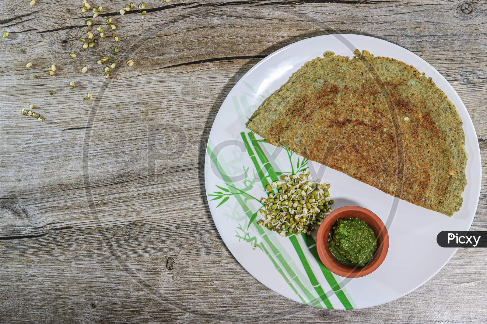 South Indian Dosa Recipe Serving