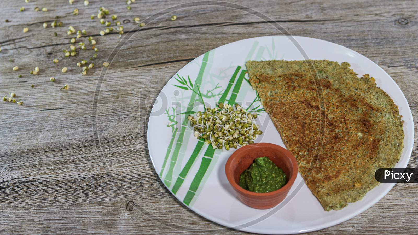 South Indian Dosa Recipe Serving