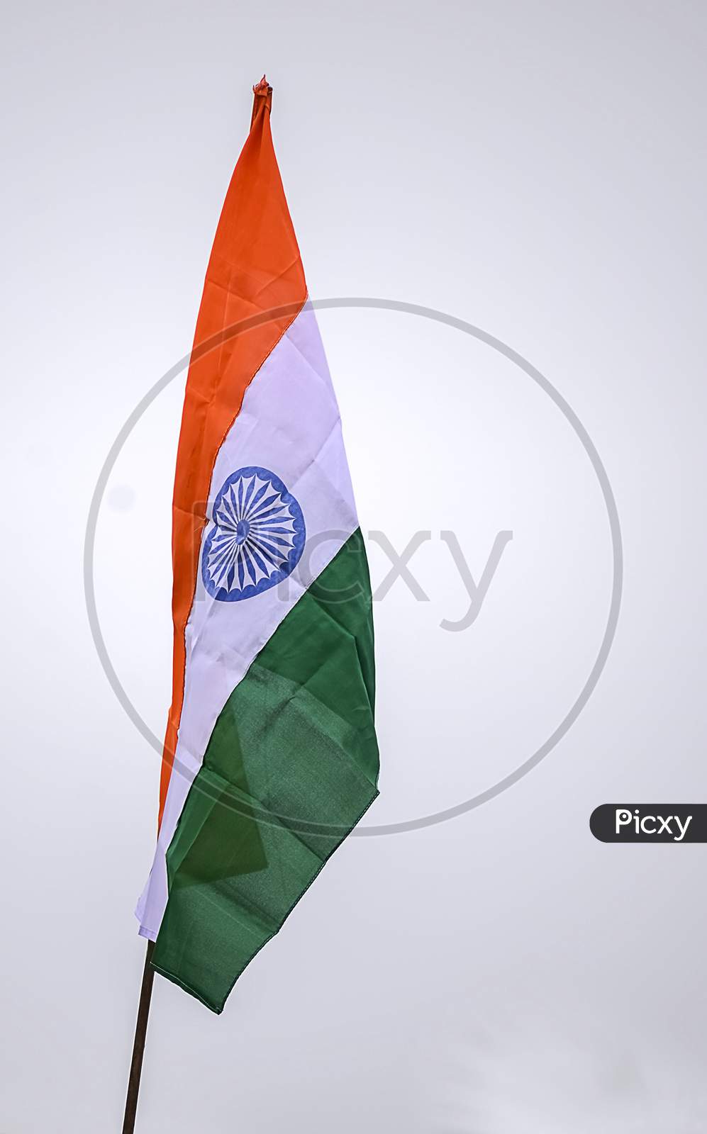 Independence Day Of India Celebrated By Every Indian With The Hoisting Of Indian National Flag Flying Left To Right.