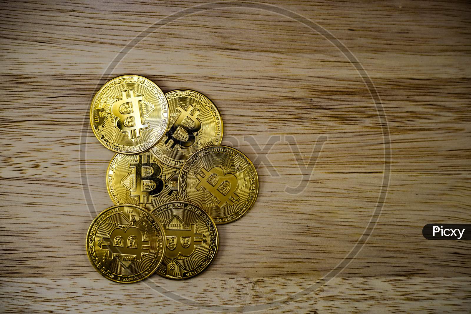 Image of Bit Coin Image (Virtual Currency)-ES076475-Picxy