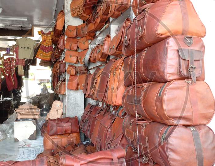 Handicraft leather bags