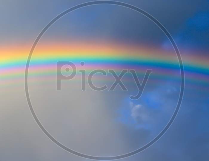 Beautiful Rainbow After The Rain