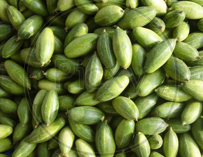 Green pointed gourds vegetable. Also uses for background or texture.
