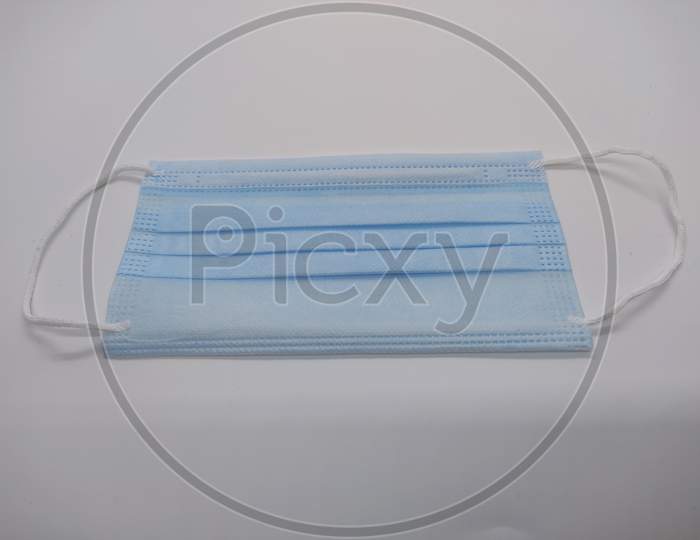 Surgical Mask In White Background